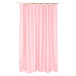 Rideau de douche avec crochets Quartz Rose