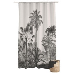 Rideau de douche Palmiers Cocoty
