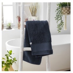 Serviette de toilette 50 x 90 cm GARANCE Bleu minuit