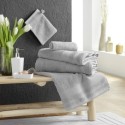 Serviette de toilette 50 x 90 cm Tendresse gris perle