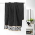Serviette de toilette 70 x 130 cm Orbelles noir
