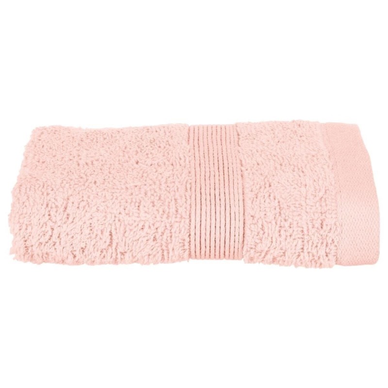 Serviette de toilette invite 30 x 50 cm Couleur moderne rose