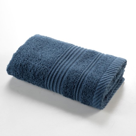 Serviette de toilette invite 30 x 50 cm Tendresse bleu saphir