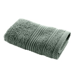 Serviette de toilette invite 30 x 50 cm Tendresse vert cèdre