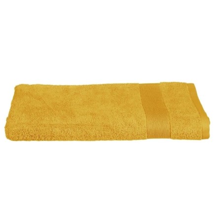 Serviette ou drap de bain 100 x 150 cm Couleur moderne ocre