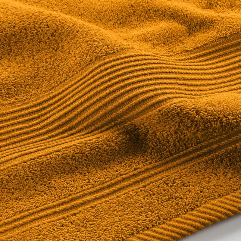 Serviette ou drap de bain 90 x 150 cm Tendresse curry