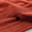 Serviette ou drap de bain 90 x 150 cm Tendresse marsala