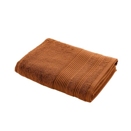 Serviette ou drap de douche 70 x 130 cm Tendresse caramel