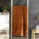 Serviette ou drap de douche 70 x 130 cm Tendresse caramel