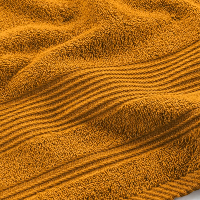 Serviette ou drap de douche 70 x 130 cm Tendresse curry