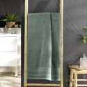 Serviette ou drap de douche 70 x 130 cm Tendresse vert cèdre