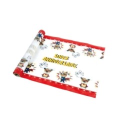 Chemin de table anniversaire super dog