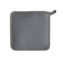 Manique de cuisine avec protection silicone Gris