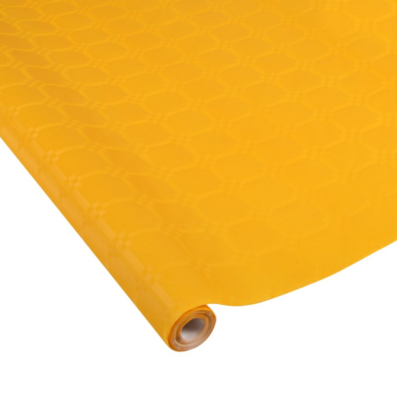 Nappe en papier Damasse 1.18 x 5 m Vitamina Moutarde