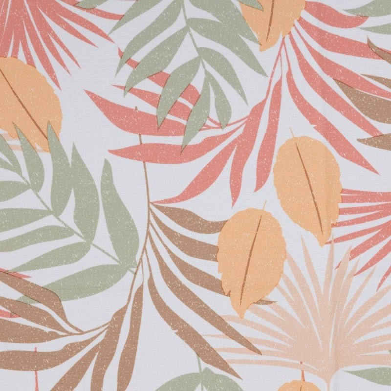 Nappe polyester feuillage tropical
