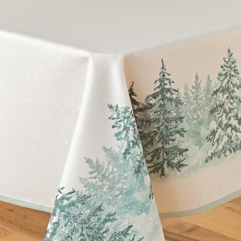 Nappe rectangle 150 x 300 cm Foret de sapin