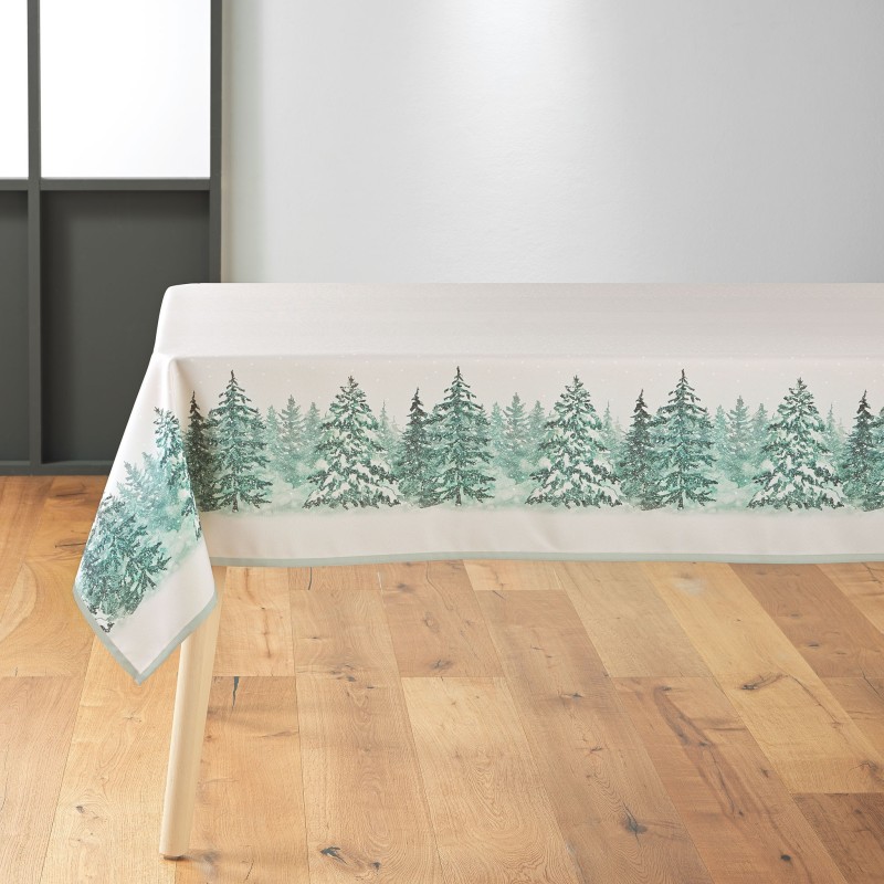 Nappe rectangle 150 x 300 cm Foret de sapin