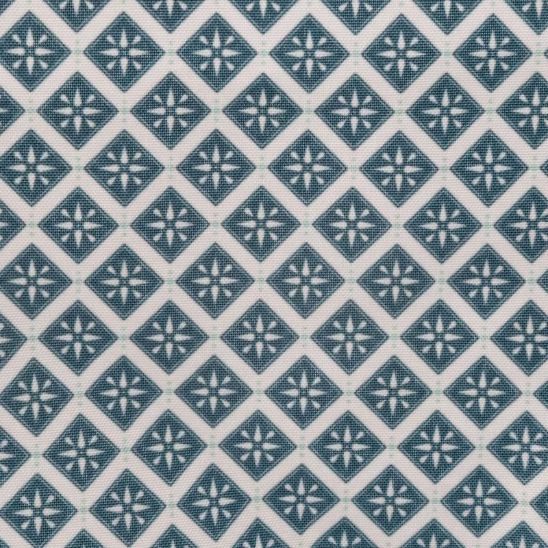 Nappe rectangulaire imprimée losanges graphiques