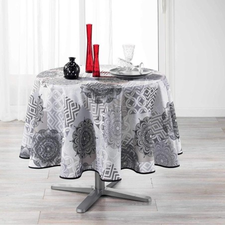 Nappe Flamenco gris 180 cm