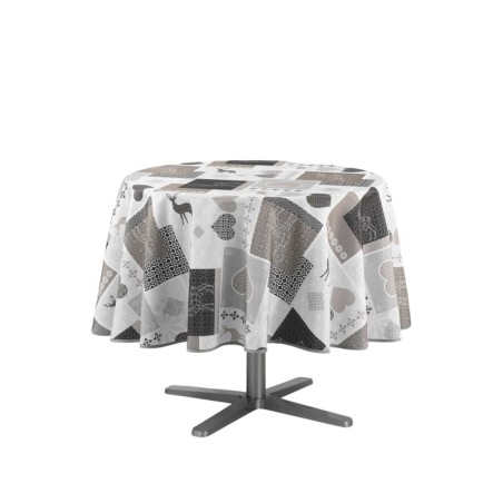 Nappe ronde Chalet montagne Valthos