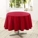 Nappe ronde 180 cm Rouge
