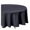 Nappe ronde anti tache 180 cm Couleurs ardoise