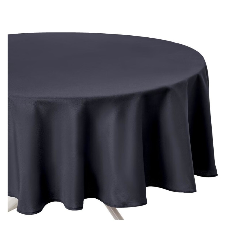 Nappe ronde anti tache 180 cm Couleurs ardoise