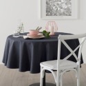 Nappe ronde anti tache 180 cm Couleurs ardoise