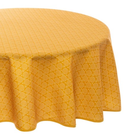Nappe ronde anti tache Ethnique