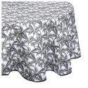 Nappe ronde anti tache Palmiers