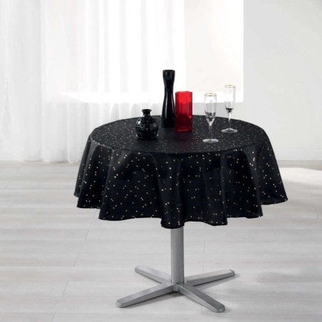 Nappe Safina noir 180 cm
