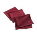 3 Serviettes de table coton recycle Grand Mistral Bordeaux