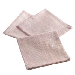 3 Serviettes de table Elégance Rose
