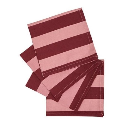 4 Serviettes de table Cherry