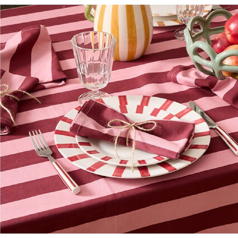 4 Serviettes de table Cherry