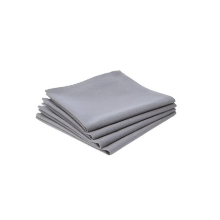 4 Serviettes de table Douceur gris