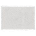 Set de table en coton 30 x 45 cm Mahas blanc