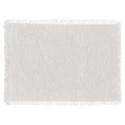 Set de table en coton 30 x 45 cm Mahas blanc