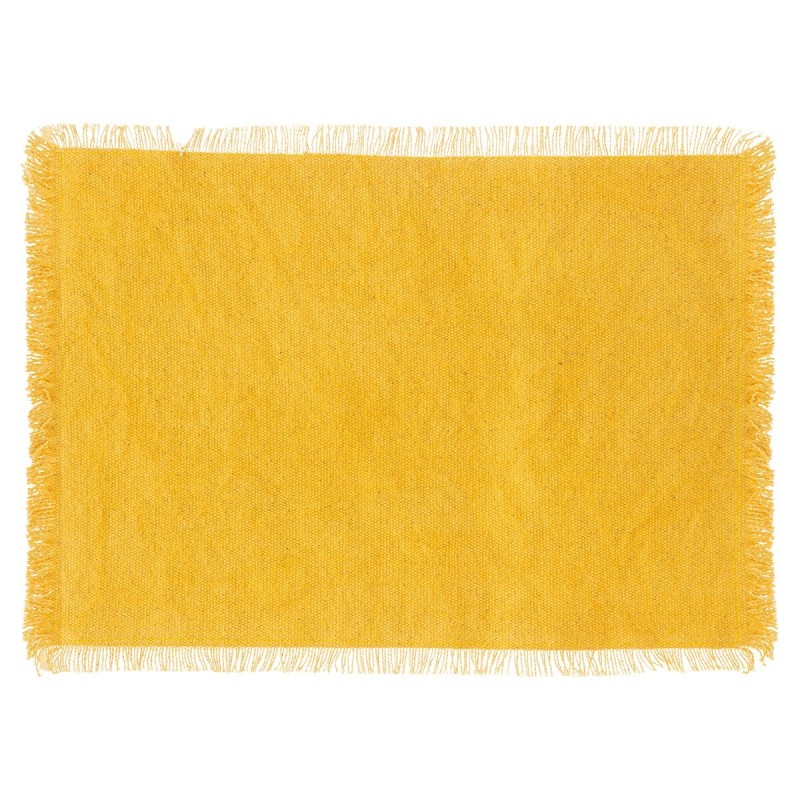 Set de table en coton 30 x 45 cm Mahas jaune