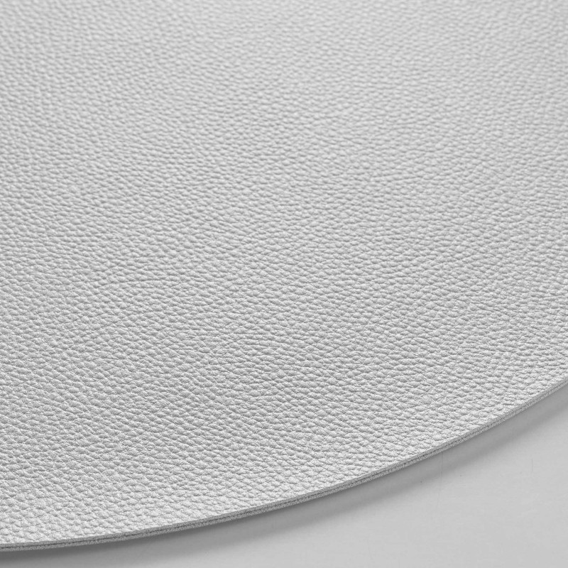 Set de table rond 38 cm Grani argent