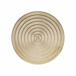 Set de table rond ajouré or