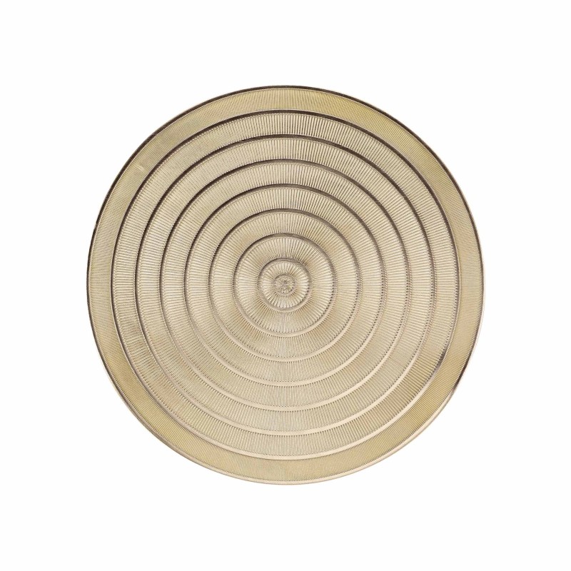 Set de table rond ajouré or