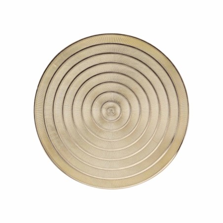 Set de table rond ajouré or