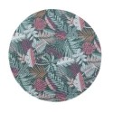 Set de table rond ambiance tropicale