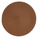 Set de table tresse rond camel
