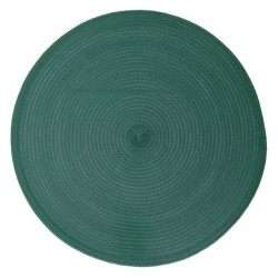 Set de table tresse rond emeraude