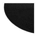 Set de table tresse rond noir