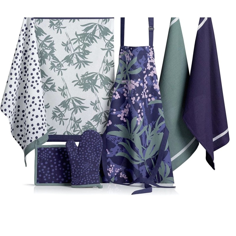 Tablier en coton Fleuri