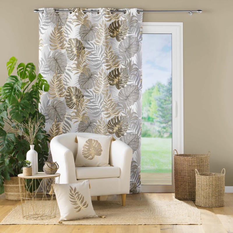 Coussin Mogador feuille