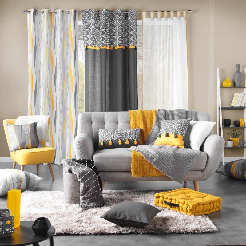 Coussin 40 x 40 cm Talismania blanc